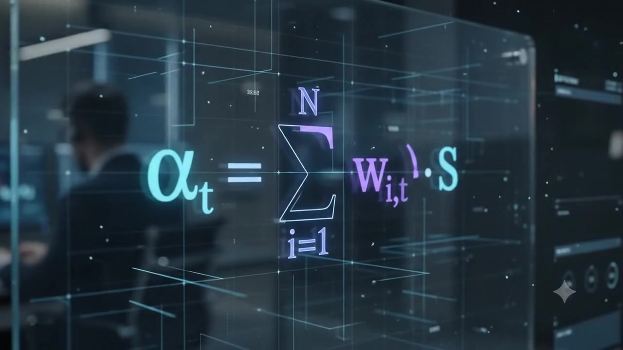 SQS quantitative intelligence formula visualization.